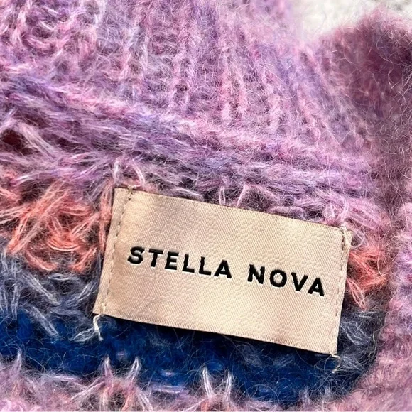 Stella Nova Laki Mohair And Wool Pullover Sweater Sz-M - Picture 10 of 12